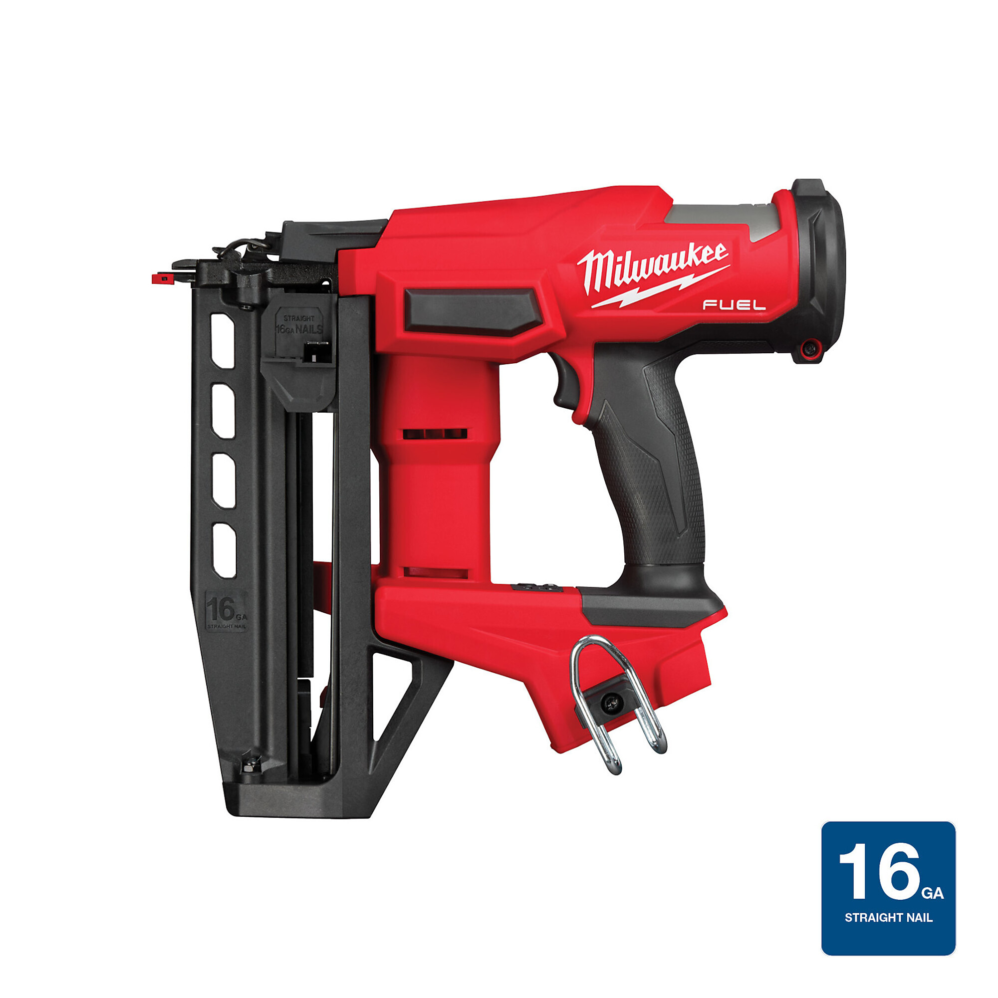 Milwaukee M18 FUEL 16 Gauge Straight Finish Nailer Power Type Battery